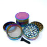 Chromium Crusher 2.3' Rainbow Flat Top 4part Grinder
