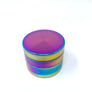 Chromium Crusher 2.3' Rainbow Flat Top 4part Grinder